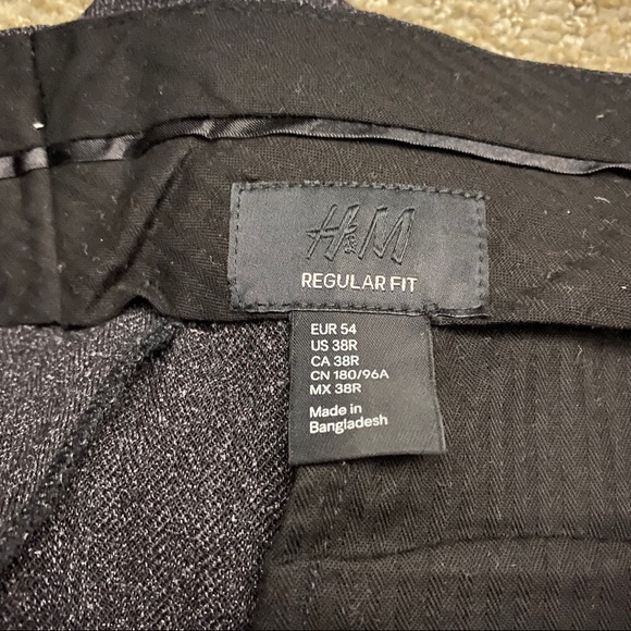 HM Regular Fit Pants Mens Size 38R - Picture 5 of 7